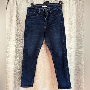 High Rise Skinny Jeans in Classic Dark Indigo Wash